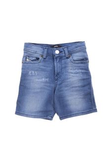 Diesel - Pwilloh denim bermuda shorts in blue