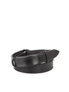 Orciani - Dive Nobuckle black leather belt