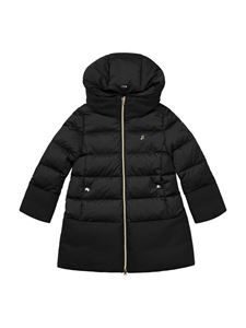 Herno - Quilted padded coat in black