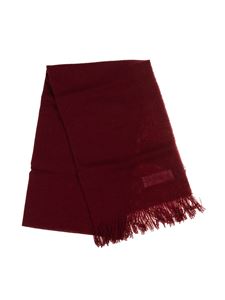 Il Gufo - Fringes scarf in burgundy