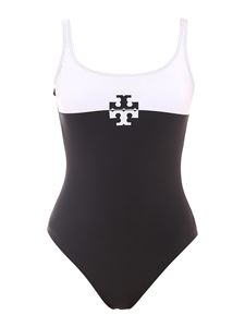 Tory Burch - Black bicolor one-piece swimsuit