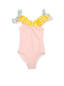 Simonetta - Ruffles swimsuit in pink