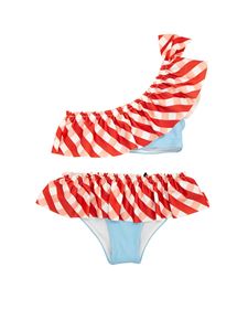 Simonetta - Striped bikini in multicolor