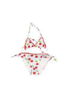 MC2 Saint Barth - Swimsuit in light blue, red and white