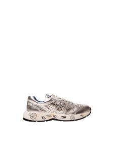 Premiata Will Be - Perforated sneakers in silver color