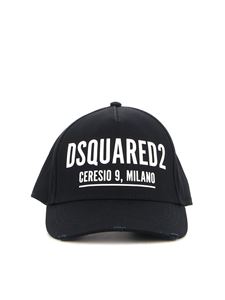 Dsquared2 - Rubberized logo baseball cap