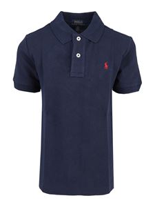 POLO Ralph Lauren - Cotton polo shirt in Navy