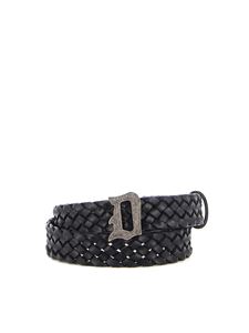 Dondup - Woven leather belt