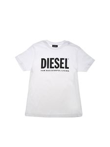 Diesel - Tjustlogo t-shirt in white