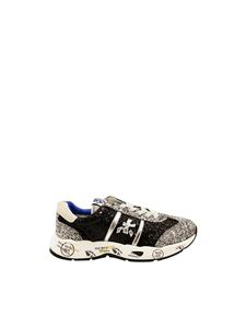 Premiata Will Be - Glittered sneakers in black and silver