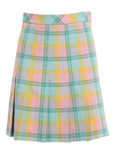 Moschino - Check pleated skirt