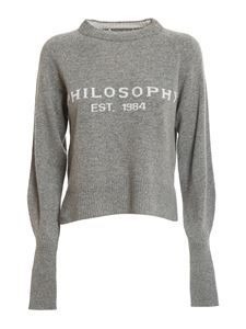 Philosophy di Lorenzo Serafini - Logo intarsia sweater