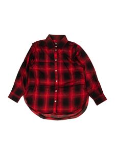 Diesel - Check shirt in red and black