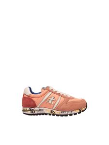Premiata Will Be - Fabric and suede sneakers in pink
