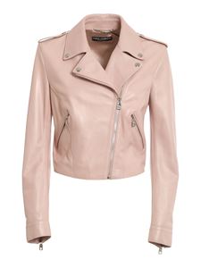 Dolce & Gabbana - Grainy leather jacket