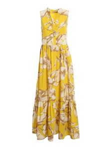 TWINSET - Floral muslin flounced dress