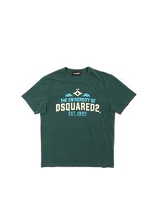 Dsquared2 - The University Dsquared 2 print T-shirt in green
