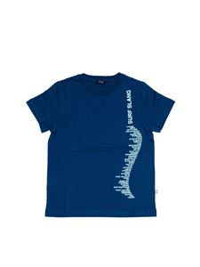 Il Gufo - Rubberized print T-shirt in blue
