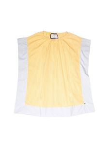 Simonetta - Striped dress in yellow