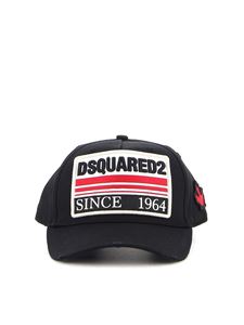 Dsquared2 - Maxi logo patch baseball cap