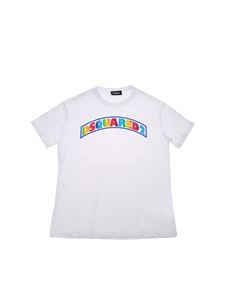 Dsquared2 - Printed logo t-shirt in white