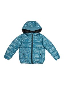 Herno - Quilted down jacket in teal color