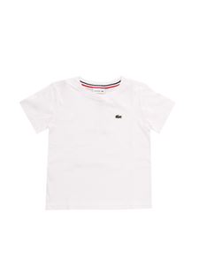 Lacoste - Logo patch t-shirt in white