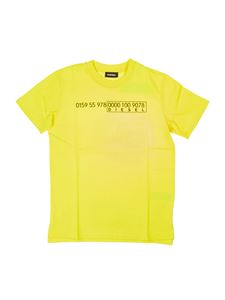 Diesel - Logo print T-shirt in yellow