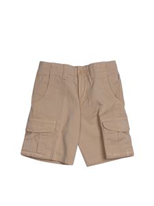 Il Gufo - Cargo bermuda shorts in Cocco color