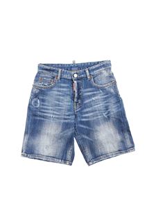 Dsquared2 - Denim bermuda shorts in blue