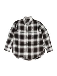Diesel - Check shirt in white and black